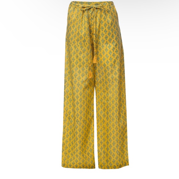 Pax Philomena MARIGOLD PRICKLY PAX CACTUS LOUNGE PANTS - Picture 1 of 7